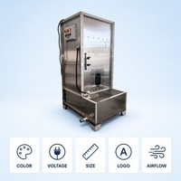 Kamar Cyclone Demister Baja Tahan Karat 304 Industri Efisiensi Tinggi untuk Pengumpul Debu Basah Penggilingan dan Pemolesan Logam