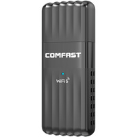 Adaptateur WiFi 6 haute vitesse AX900 Comfast CF-943AX-Dongle USB 3.0 double bande sans pilote pour PC/ordinateur de bureau