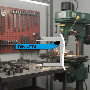 Herramienta de perforación soldada Fervi para orificios ciegos, estándar DIN 4974 - Product Image 3