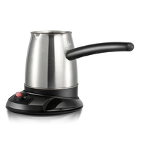 Bouilloire électrique sans fil en acier inoxydable de 0,5 L pour le café et le thé, idéale pour un usage domestique
