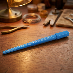 Anillo Medidor de Plástico de Doble Escala Azul para Tallas de EE. UU. del 1 al 15 y de Reino Unido de la A a la Z, Herramienta para Medir Joyas | GS920B - Product Image 2