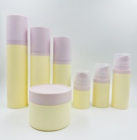 Botol pompa botol busa plastik, wadah kemasan kosmetik Losion Serum 15ml 30ml 50ml botol pompa tanpa udara