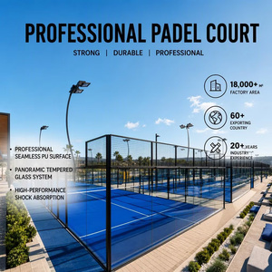Solution clé en main pour terrain de padel, directement de l'usine, terrain de padel intérieur/extérieur, qualité compétition, personnalisable - Product Image 1