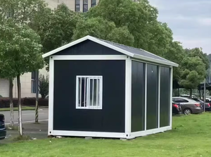 حاوية حديثة 20 قدمًا بغرفة نوم واحدة قابلة للفصل صغيرة محمولة مكتب منزل جاهز الصنع بسهولة مجموعة وحدات مدرسة شقة فندقية فيلا - Product Image 3