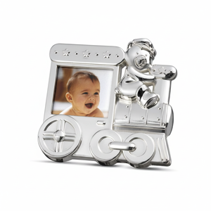 Mini Cornice Portafoto Trenino MM.50X48 Oggetto Decorativo per Bambini e Neonati - Product Image 2
