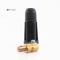 Pièces détachées de torche de soudage TIG personnalisées par le fabricant, câble en cuivre 35-50, fiche essentielle pour les fournitures de soudage et de brasage