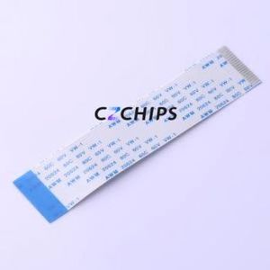 F-FFC1Z20P-1000 FFC Cable (Flexible Flat Cable) P=1mm Connector 20P 1mm 0.3mm Reverse - Product Image 1