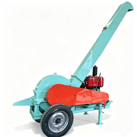 Broyeur de bois diesel hors réseau 80 CV, capacité 3T/H, pour la pelage des résidus de placage et le traitement de la biomasse