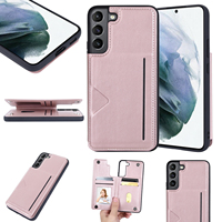 Pour Samsung Galaxy S22 5G étui portefeuille pour femmes et hommes étui de téléphone à rabat magnétique en cuir avec porte-carte de crédit