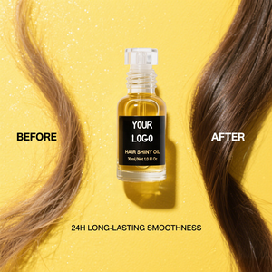 Aceite de proteína Natural a granel de alta calidad Ingredientes nutritivos de crecimiento orgánico Sin sulfato 30ML Anti-Frizz Shine para rizado - Product Image 2