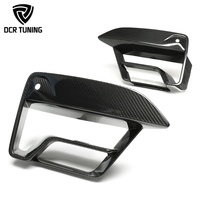 Couvre-prise d'air de pare-chocs avant en fibre de carbone sèche style M Performance pour BMW F90 M5 LCI 2021-2023