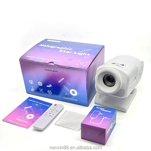 Projecteur LED dynamique holographique 3D moderne, <span class=keywords><strong>bruit</strong></span> blanc, vidéo 4K HD, planétarium, veilleuse, alimentation USB, construction en plastique - Product Image 5