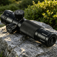 JG9G Model Teropong Laser Daya Tinggi  Penunjuk Hitam Baterai CR123A Dudukan 20mm/11mm
