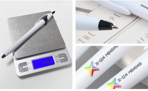Bolígrafo Promocional de Plástico de Lujo con Logotipo Personalizado, Ecológico, Ancho de Escritura de 1.0 mm, Tinta Azul/Negra, para Oficina y Negocios - Product Image 3