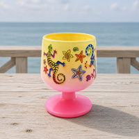 Gobelets Souvenirs en Verre Personnalisés Imprimés Jamaïque – Cadeau de Voyage Tropical – Vente en Gros