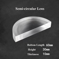 Lentilles optiques : lentilles cylindriques, lentilles semi-circulaires, lentilles triangulaires, lentilles rectangulaires, lentilles convexe-concaves pour le collège