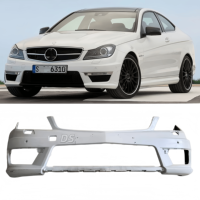 Pare-chocs avant AMG pour Mercedes Classe C W204 (2010-2014) – Protection C63, Nouveau pare-chocs C204, Composants de façade avant, Radiateur OEM