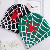 Bonnet d'hiver unisexe de haute qualité en acrylique jacquard avec logo de créateur personnalisé étiquette tissée fruits plage vente en gros imprimé personnalisé