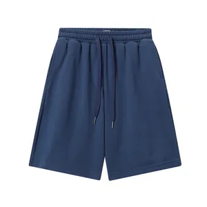 OEM Custom Printed Solid Color Basic Terry Shorts Men's Jogger Shorts