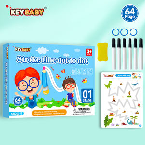 Penna personalizzata <span class=keywords><strong>di</strong></span> controllo <span class=keywords><strong>formazione</strong></span> scrittura a mano pratica libro per bambini attività prescolare apprendimento educativo libro riutilizzabile con cancellazione - Product Image 1