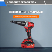 Pistolet à riveter à batterie au lithium Red Shield