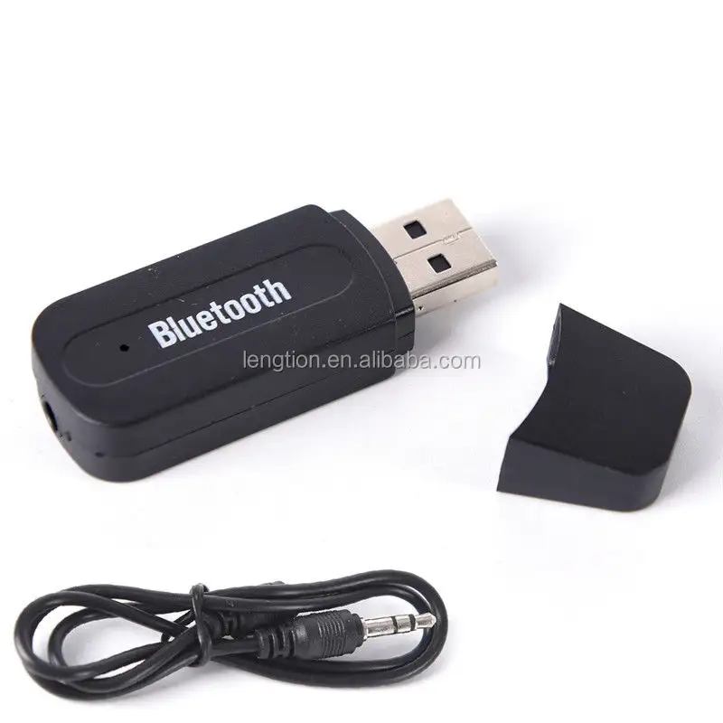 USB AUX 무선 자동차 오디오 수신기 A2DP 음악 수신기 어댑터 안드로이드/IOS 휴대 전화 3.5 미리메터