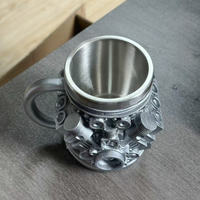 Taza de agua mecánica con diseño de motor V8/V6, regalo para niños