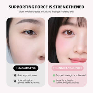 Nouveau design ruban de levage des <span class=keywords><strong>paupières</strong></span> 200 pièces outils de paupière dentelle Double bande de paupière outils de maquillage Extension de cils avec pince à épiler à pointe de fibre - Product Image 4