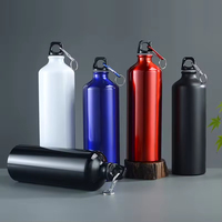 Promo en gros : Bouteille d'eau sport en aluminium 500 ml personnalisable avec logo, pour vélo, à boire directement, idéale pour les voyages en extérieur et les cadeaux d'affaires
