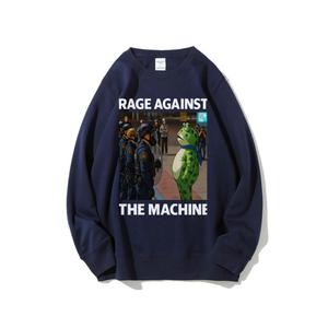 Camisetas Retro Personalizables al por Mayor, Asequibles, de Alta Densidad, Cuello Redondo Holgado, Estilo <span class=keywords><strong>RAGE</strong></span> AGAINST the MACHINE - Product Image 2