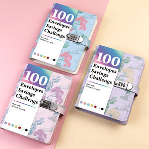 Carnet à spirales verrouillable avec couverture rétro imprimée et brodée, de qualité supérieure, pour journal intime, voyage, bureau et planification quotidienne - Product Image 6