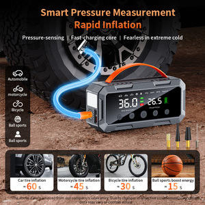Nouveau 2026 – Démarreur de Voiture 12V à Super Condensateur 10000A 25mm à Double Cylindre, Compresseur d'Air Puissant pour Pneus et Batterie Externe (Power Bank) - Product Image 4