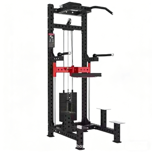 Équipement de fitness multifonctionnel commercial pour salle de sport, appareil d'entraînement assisté pour les épaules et les tractions avec barre simple et double - Product Image 1