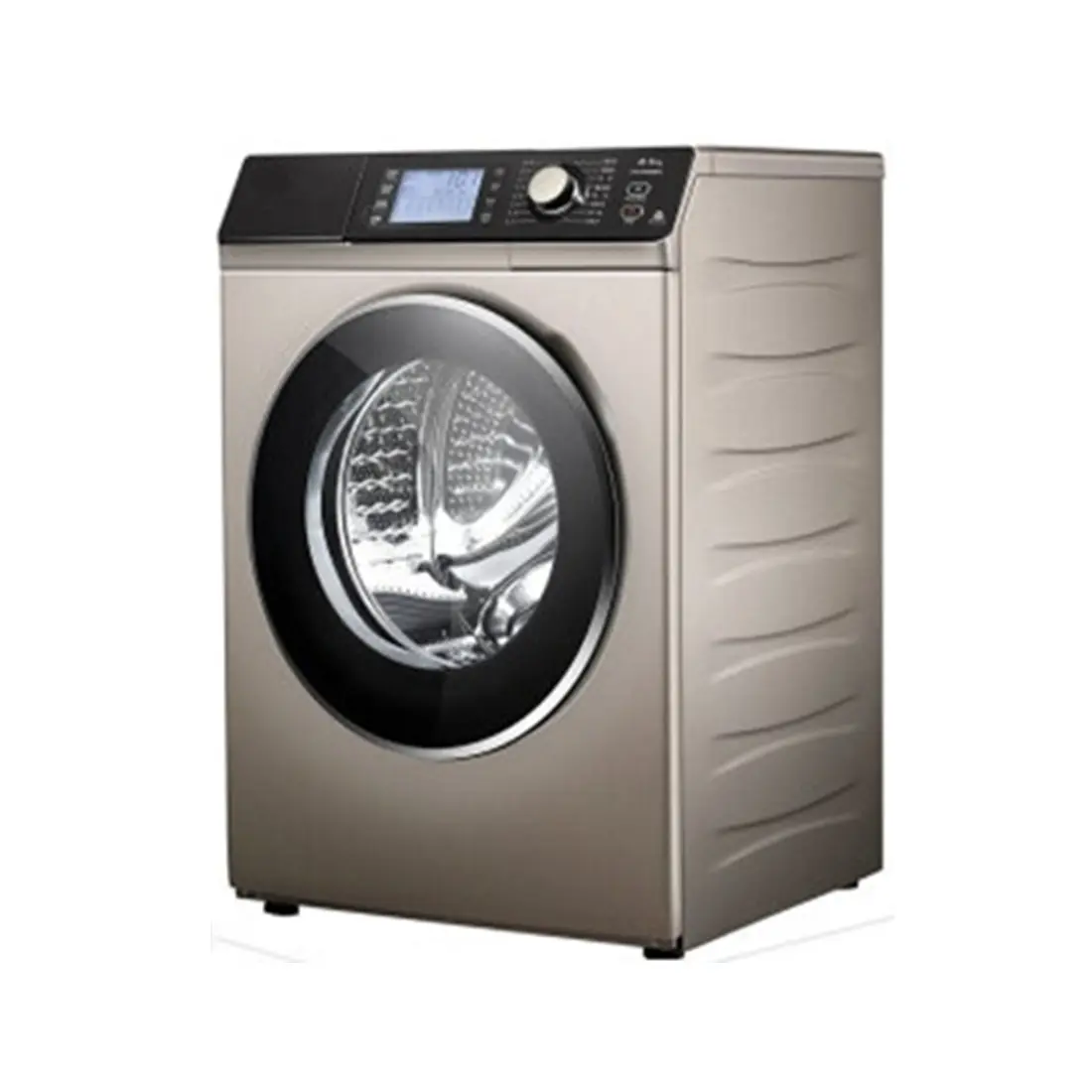 Machine à laver 220-240V 50hz, alimentation d'usine, machine à laver à chargement frontal avec nettoyage à tambour