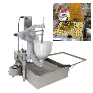Best Selling Electric Manual No Holes Ball Making Lukumades Donut Frying Machine Suppliers
