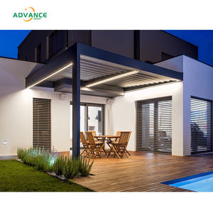 Alta calidad <span class=keywords><strong>3x4</strong></span> 3x6 4x3 5x3 5x4 6x4 6x6 persiana motorizada gazebo <span class=keywords><strong>techo</strong></span> eléctrico bioclimática pérgola de aluminio para exteriores - Product Image 3