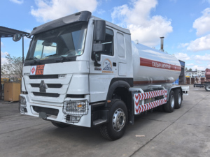 รถบรรทุกถังบรรจุก๊าซ LPG ฮาวเวอร์ 6x4 รุ่นใหม่ ขายดี พร้อมถังเก็บน้ำมันสำหรับเติมก๊าซ LPG และก๊าซหุงต้ม - Product Image 5