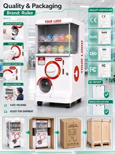 Machine Gacha Machine Mini Plastic Desktop Capsule Vending Machine Free Combination Stackable Arcade Machine - Product Image 6