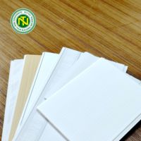 Panel de Revestimiento de Paredes para Materiales de Construcción de Fábrica de Guangzhou, Láminas de Madera, Panel de PVC Cuadrado, Techo Contemporáneo para Apartamentos
