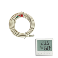Sonde moulée par injection TPE de capteur de température de chauffage par le sol de haute précision NTC 10K 3950