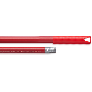 Manico per Mop Mango Alu Pro 140 Cm Rosso Compatibile HACCP - Product Image 2