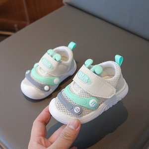 Nouvelles <span class=keywords><strong>Chaussures</strong></span> Bébé Unisexe 2026 Tendance Dessin Animé 0-3 Ans Antidérapantes Respirantes en Maille Semelle Souple Semelle Intérieure en PVC - Product Image 2
