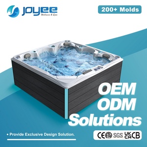 JOYEE US Balboa Spa <span class=keywords><strong>Jacuzzi</strong></span> de <span class=keywords><strong>jardin</strong></span> <span class=keywords><strong>extérieur</strong></span> pour 5 personnes, bain à remous, spa chaud, baignoire de massage - Product Image 1