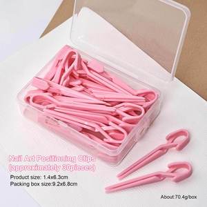 Outil auxiliaire de positionnement professionnel d'art d'<span class=keywords><strong>ongle</strong></span> <span class=keywords><strong>manucure</strong></span> Salon Gel vernis à ongles Clip Anti-déversement - Product Image 5