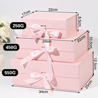 Boîte cadeau magnétique de luxe de haute qualité, personnalisable, en carton rigide, imperméable, réutilisable, écologique, pliable, en forme de livre