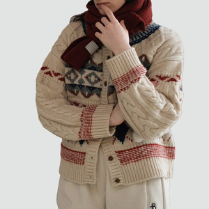 Custom logo Women's Sweaters Long Sleeve <b>Christmas</b> Knitted Cardigan Ugly <b>Christmas</b> Winter Crew Neck Knit Top <b>Christmas</b> Sweater - Product Image 3