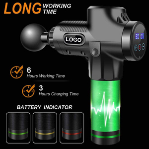 30 velocidad batería recargable pistolas <span class=keywords><strong>de</strong></span> <span class=keywords><strong>masaje</strong></span> profundo tejido muscular deportes <span class=keywords><strong>masaje</strong></span> arma con pantalla táctil Led - Product Image 2