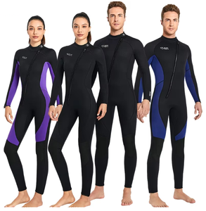 Dive Sail Wet Suits 3mm Néoprène <span class=keywords><strong>Combinaison</strong></span> une pièce avec manches longues pour le surf Lance Pêche Natation-<span class=keywords><strong>Combinaison</strong></span> humide pour hommes femmes - Product Image 1