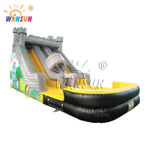 WINSUN High Quality Slide Adults Kids Blow Up Slide Ancient <b>Castle</b> PVC Inflatable Dry Slide - Product Image 1