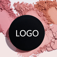 Fard à joues végétalien en gros, poudre pigmentée, rose lisse, fard à joues scintillant unique, palette de fard à joues, marque privée, blush végétalien